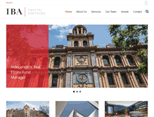 Tablet Screenshot of iba-capitalpartners.com